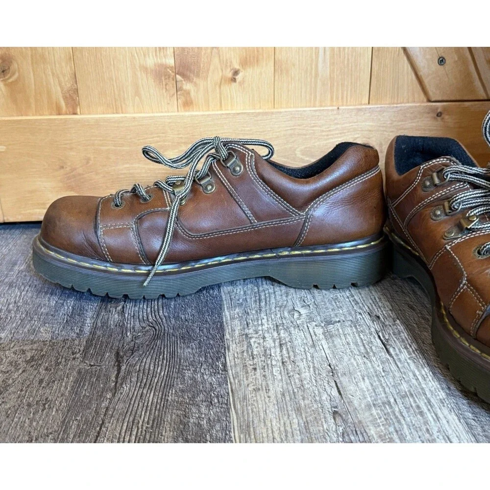 Vintage Doc Martens 8B68 Brown Leather Oxford Shoes Men’s US 12 EU 46 AirWair